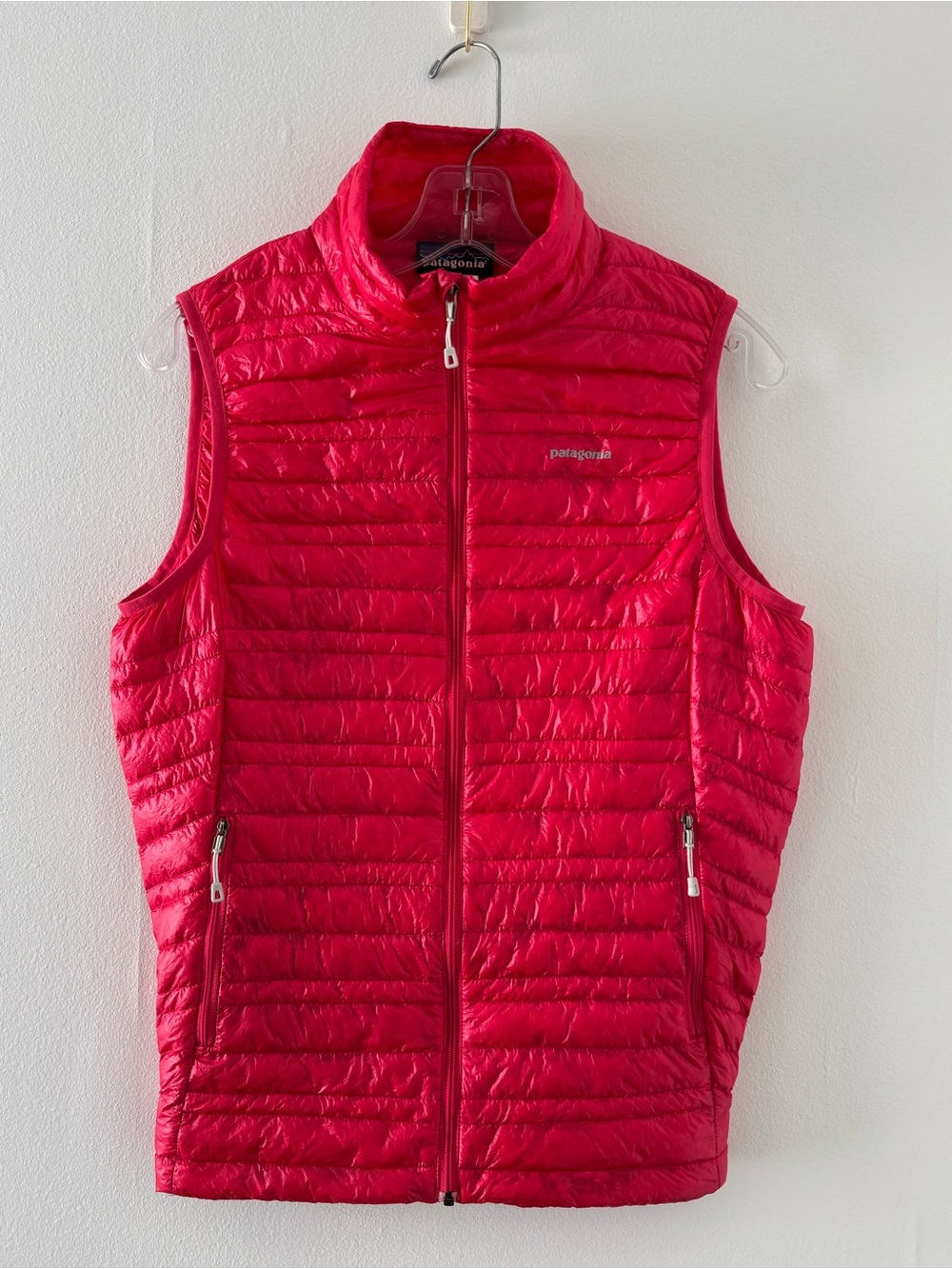 SzM Patagonia Bright Red Ultralight Down Vest